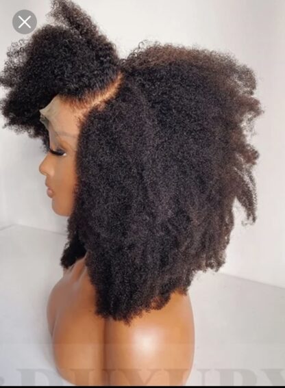 PERRUQUE DE CHEVEUX AFRO KINKY 16 POUCES – Image 3