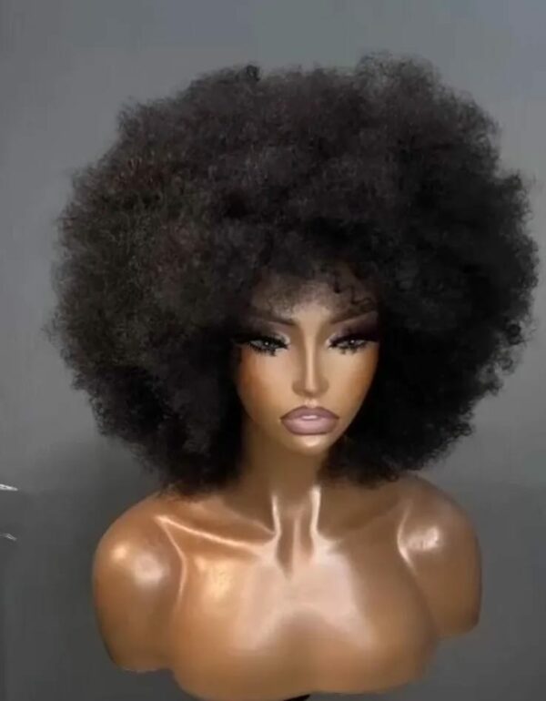 Perruque Afro cheveux crépus 10 pouces – Image 6