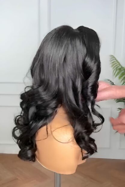 Perruque de cheveux ondulés à double tirage Glams – Image 5